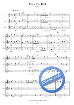 Three's A Crowd Christmas Flute von James Power 