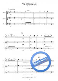 Three's A Crowd Christmas Flute von James Power 