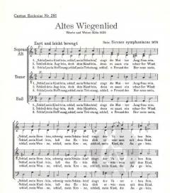 Altes Wiegenlied 