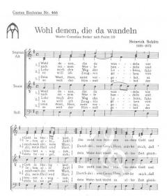 Wohl denen, die da wandeln (Heinrich Schütz) 