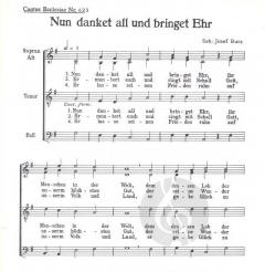 Nun danket all und bringet Ehr (Josef Butz) 