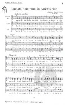 Laudate Dominum (Guiseppe Ottavio Pitoni) 