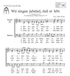 Wir singen jubelnd, dass er lebt (Albert Kupp) 