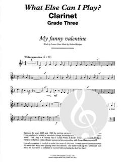 What Else Can I Play? Clarinet Grade 3 
