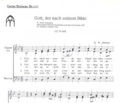 Gott, der nach seinem Bilde (Wolfgang Merkes) 