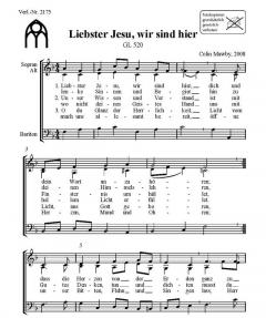 Liebster Jesu, wir sind hier 
