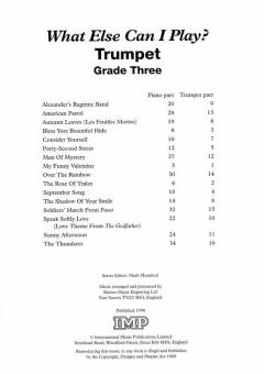 What Else Can I Play? Trumpet Grade 3 von Pjotr Iljitsch Tschaikowski im Alle Noten Shop kaufen