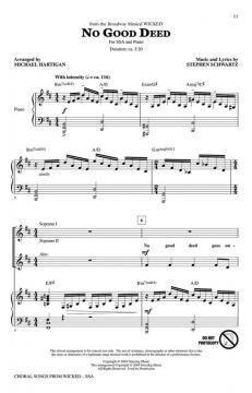 Choral Songs From Wicked (Stephen L. Schwartz) 