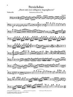 Duett mit zwei obligaten Augengläsern von Ludwig van Beethoven für Viola und Violoncello Es-dur WoO 32 im Alle Noten Shop kaufen (Stimmensatz)