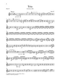Trio C-dur op. 87 / Variationen C-dur WoO 28 von Ludwig van Beethoven für 2 Oboen und Englisch Horn (Stimmensatz) im Alle Noten Shop kaufen