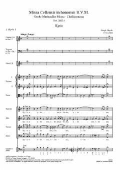 Große Mariazeller Messe in C von Joseph Haydn (Download) 