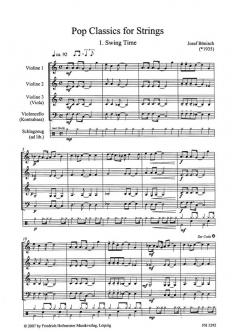 Pop Classics for Strings von Josef Bönisch 