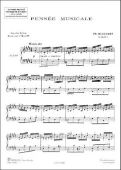 Moment Musical / Pensee Musicale Op.94 Nr.4 von Franz Schubert 