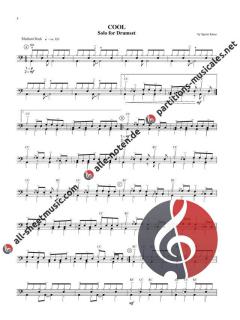 Rock Drumset Solos 8 Contemporary Pieces (Sperie Karas) 