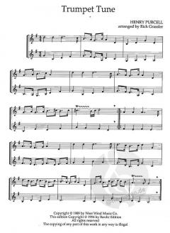 2 Trumpet Tunes von Henry Purcell für 2 Trompeten in B im Alle Noten Shop kaufen