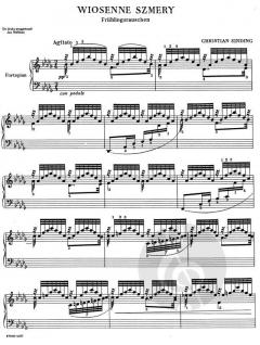 Spring Murmurs for Piano von Christian Sinding 