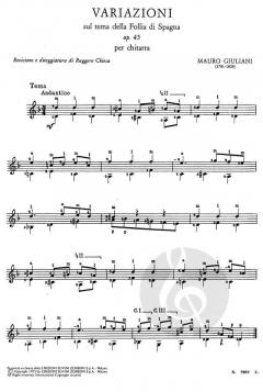 Variazioni op. 45 von Mauro Giuliani 