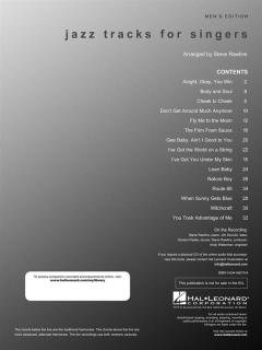 Jazz Tracks For Singers (Men's Edition) 