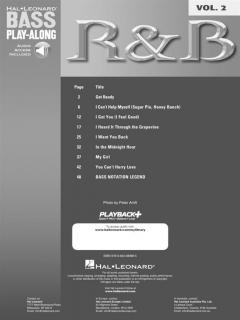 Bass Play-Along Vol. 2: R&B Bass 