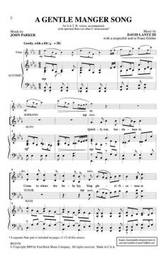 A Gentle Manger Song (John Parker) 