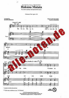 Hakuna Matata von Elton John (Download) 
