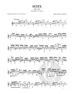 The Solo Lute Works Of Johan Sebastian Bach von Frank Koonce 
