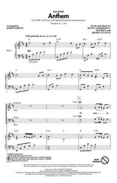 Anthem von Benny Andersson 