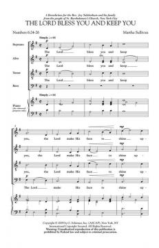 The Lord Bless You And Keep You (Martha Sullivan) 