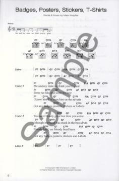 Complete Chord Songbook von Dire Straits 