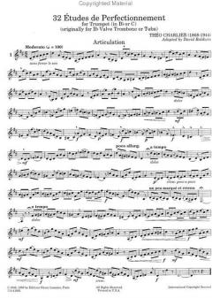 32 Etudes de perfectionnement von Theo Charlier 