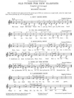 Old Tunes for New Harpists 