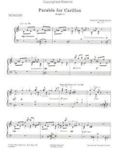 Parable For Carillon von Vincent Persichetti 