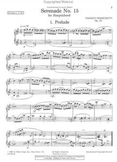 Serenade No. 15 For Harpsichord Op.161 (Vincent Persichetti) 