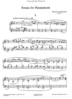 Sonata For Harpsichord Op.52 (Vincent Persichetti) 