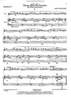 Three Minute Sonata von Gary Schocker 