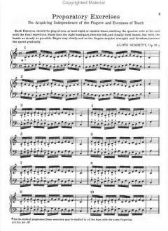 Preparatory Exercises for the Pianoforte Op.16a von Alois Schmitt 