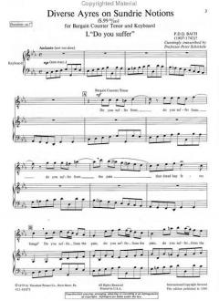 Diverse Ayres On Sundrie Notions S 99.44 von P. D. Q. Bach 