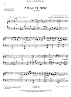 Adagio in F Minor 