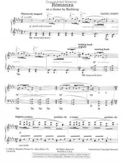 Romanza on a Theme by Rochberg von Daniel Dorff 