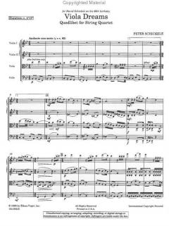 Viola Dreams von Peter Schickele 