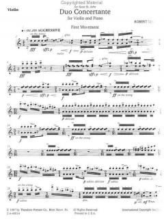Duo Concertante von Robert Maggio 