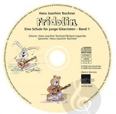 Fridolin Gitarrenschule 1 + CD von Hans Joachim Teschner 