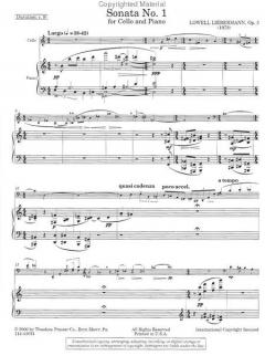 Sonata No. 1 op. 3 von Lowell Liebermann 
