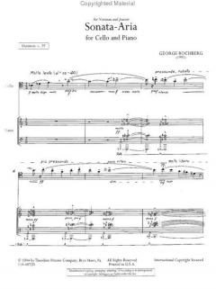 Sonata-aria von George Rochberg 