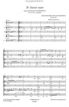 Guttur Tuum (Giovanni Pierluigi da Palestrina) 