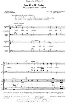 Lord God Be Praised (Domenico Gabrielli) 