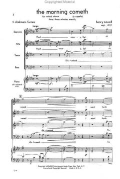 The Morning Cometh (Henry Cowell) 