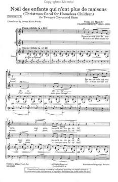 Noel Des Enfants Qui N'ont Plus De Maisons (Claude Debussy) 