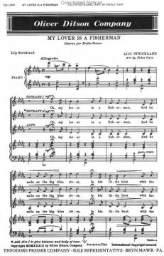 My Lover is A Fisherman (Lily S. Strickland) 