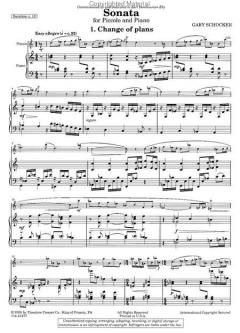 Sonata 1 von Gary Schocker 